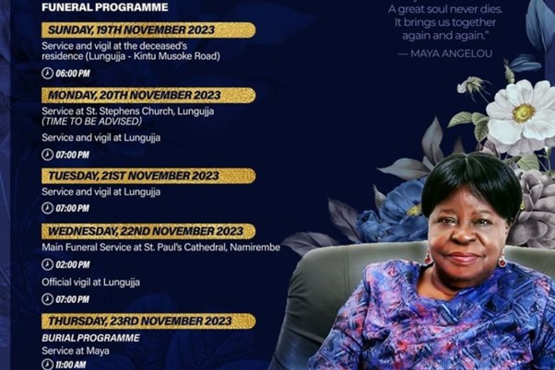 Kingdom unveils funeral plans to honour late Hon Joyce Mpanga